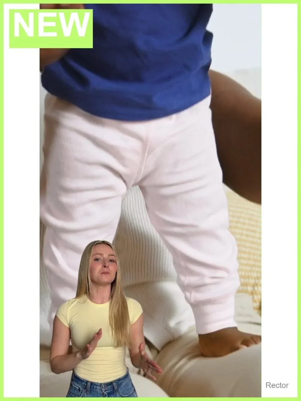 Baby Girls Active Pants Set 4-Pack Cotton Spandex Rib Knit Pull-On